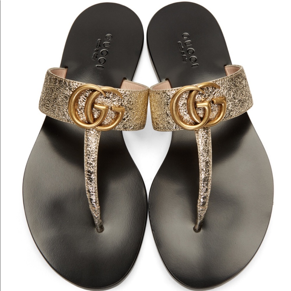 Gucci Marmont thong sandal
